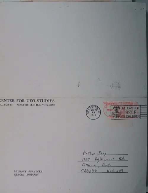 First page of Wilbert Smith Archives Files Box 1130 10 1130-10-p143