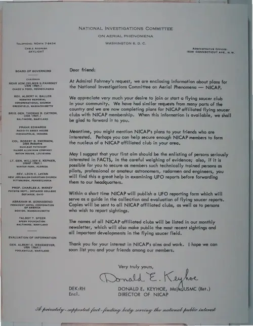 First page of Wilbert Smith Archives Files Box 1131 08 1131-08-p050