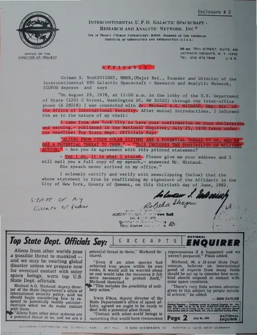 First page of Wilbert Smith Archives Files Box 1130 03 1130-03-p030