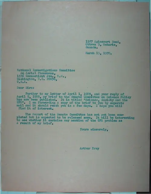 First page of Wilbert Smith Archives Files Box 1131 08 1131-08-p016