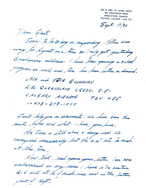 First page of James Smith