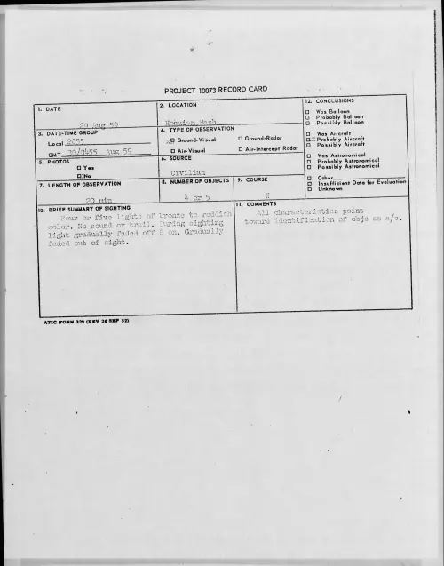 First page of 1959.08 - 8409209 - Hoquiam, Wash