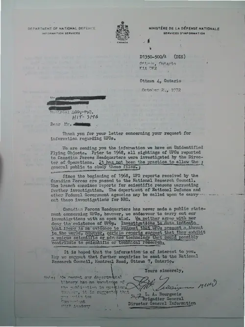 First page of Wilbert Smith Archives Files Box 1136 13 1136-13-p021