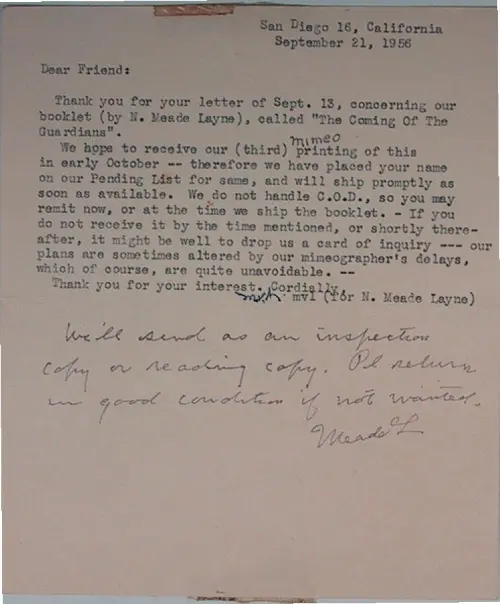 First page of Wilbert Smith Archives Files Box 1130 07 1130-07-p036