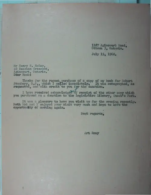 First page of Wilbert Smith Archives Files Box 1131 01 1131-01-p044