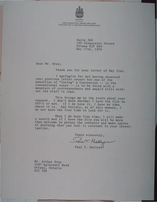 First page of Wilbert Smith Archives Files Box 1131 15 1131-15-p011