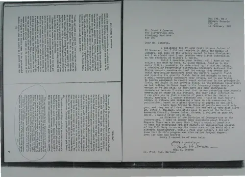 First page of Wilbert Smith Archives Files Box 1131 10 1131-10-p017