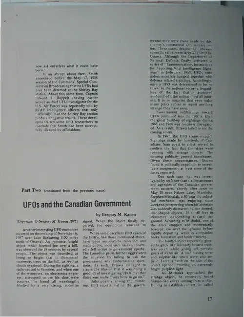 First page of Wilbert Smith Archives Files Box 1130 18 1130-18-p066