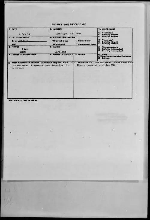 First page of 1961.02 - 8632702 - Brooklyn, New York