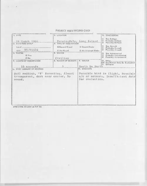 First page of 1955.03 - 6971423 - Farmingdale, Long Island