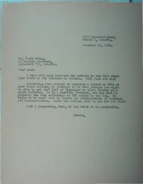 First page of Wilbert Smith Archives Files Box 1131 01 1131-01-p032