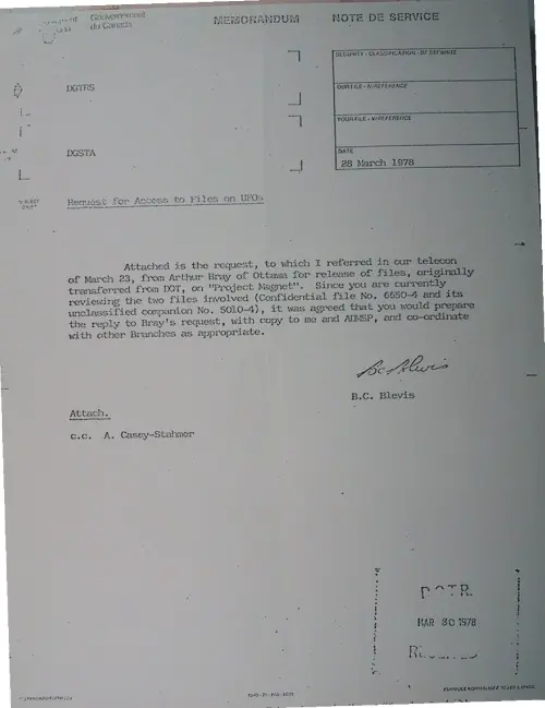 First page of Wilbert Smith Archives Files Box 1130 18 1130-18-p031