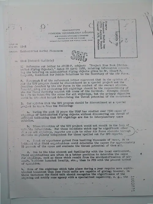 First page of Wilbert Smith Archives Files Box 1136 13 1136-13-p024