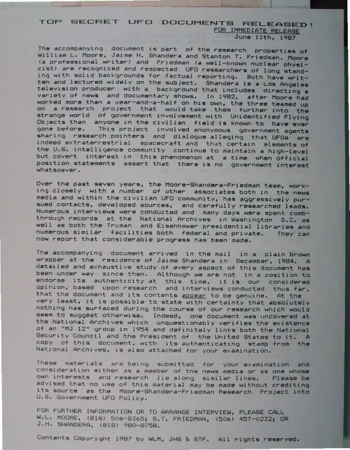 First page of Wilbert Smith Archives Files Box 1131 02 1131-02-p175