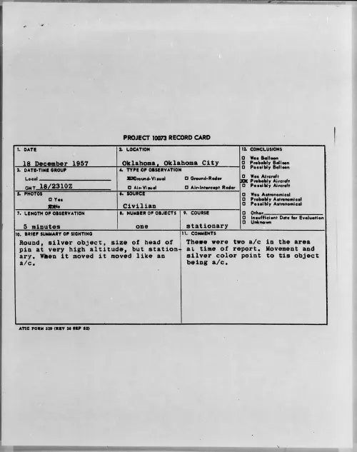 First page of 1957.12 - 6970881 - Oklahoma, Oklahoma City