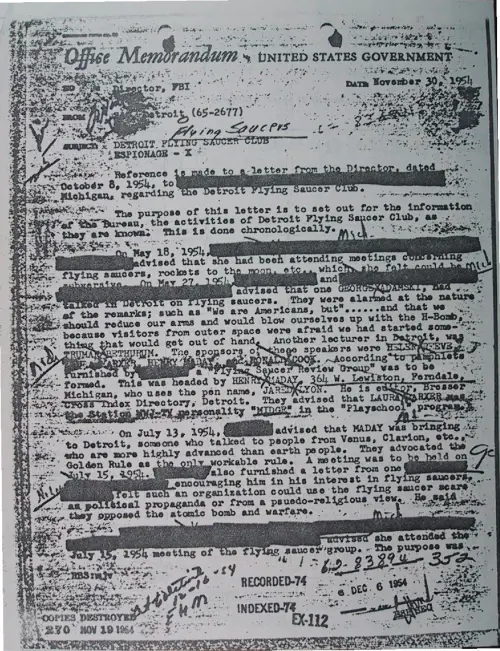 First page of Wilbert Smith Archives Files Box 1130 04 1130-04-p064
