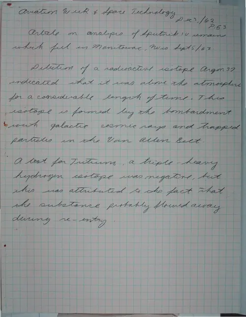 First page of Wilbert Smith Archives Files Box 1131 19 1131-19-p296