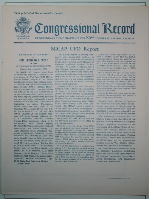 First page of Wilbert Smith Archives Files Box 1136 19 1136-19-p003