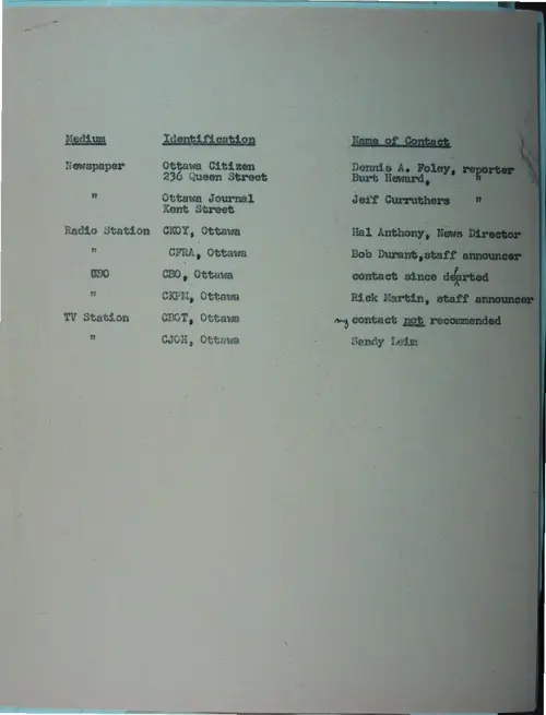 First page of Wilbert Smith Archives Files Box 1130 05 1130-05-p033