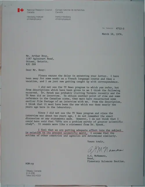 First page of Wilbert Smith Archives Files Box 1131 06 1131-06-p034