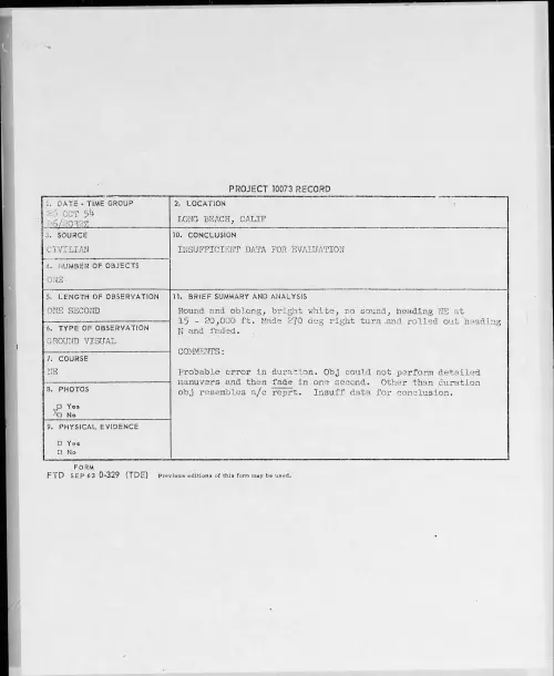 First page of 1954.10 - 8727895 - LONG BEACH, CALIF