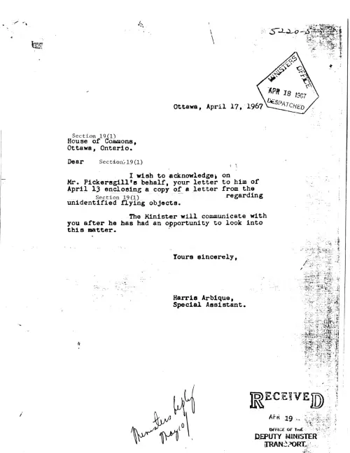 First page of Canada Project Magnet Gov Files Project Magnet Gov Files 6