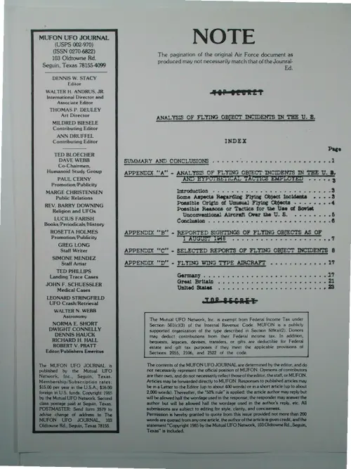 First page of Wilbert Smith Archives Files Box 1136 12 1136-12-p002