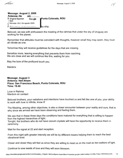 First page of Mission Rahma 3