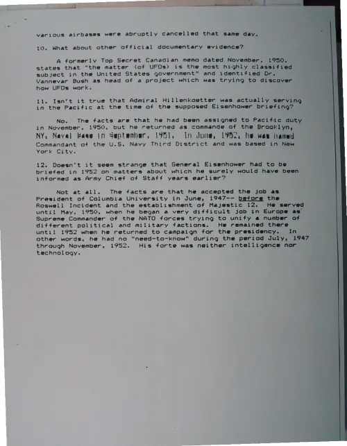 First page of Wilbert Smith Archives Files Box 1131 02 1131-02-p169