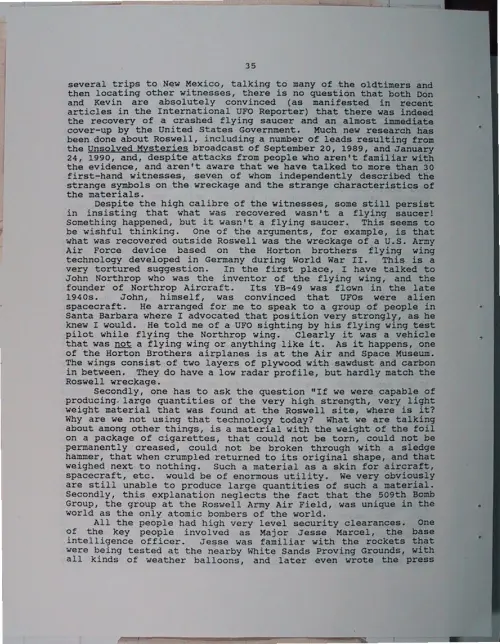 First page of Wilbert Smith Archives Files Box 1131 03 1131-03-p080