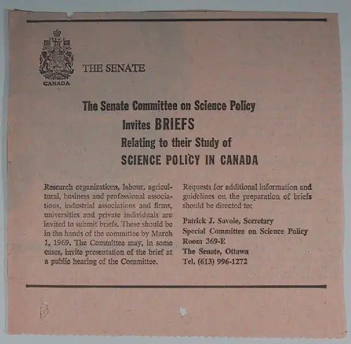 First page of Wilbert Smith Archives Files Box 1130 11 1130-11-p078