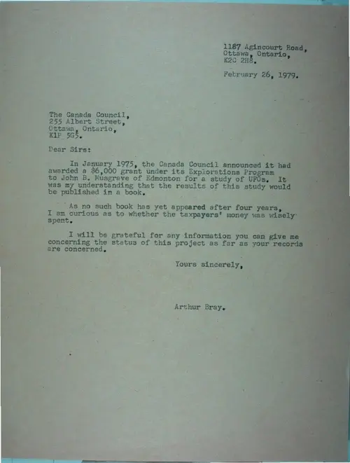 First page of Wilbert Smith Archives Files Box 1131 05 1131-05-p003