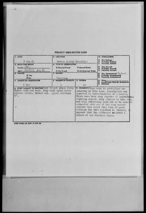 First page of 1961.01 - 8615279 - Tarawa Island (Pacific)