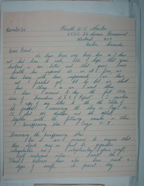 First page of Wilbert Smith Archives Files Box 1131 19 1131-19-p118