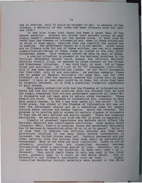 First page of Wilbert Smith Archives Files Box 1131 03 1131-03-p089