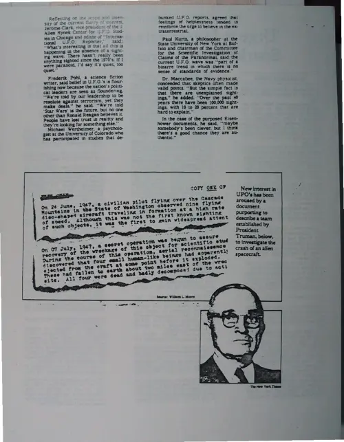 First page of Wilbert Smith Archives Files Box 1131 02 1131-02-p166