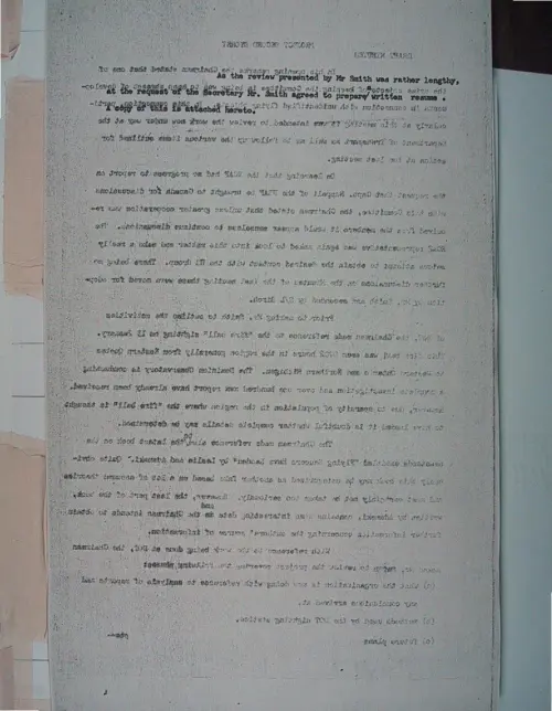 First page of Wilbert Smith Archives Files Box 1131 11 1131-11-p010
