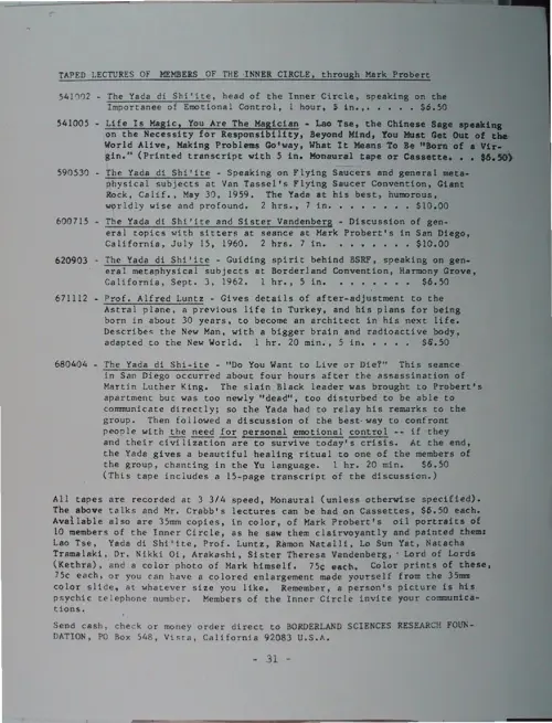 First page of Wilbert Smith Archives Files Box 1130 07 1130-07-p032