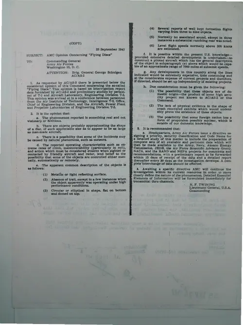 First page of Wilbert Smith Archives Files Box 1136 13 1136-13-p011