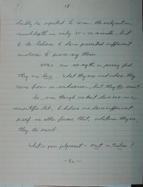 First page of Wilbert Smith Archives Files Box 1130 03 1130-03-p021