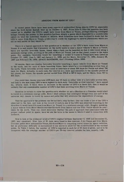 First page of Wilbert Smith Archives Files Box 1130 11 1130-11-p036