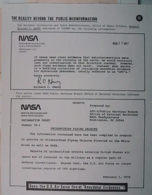 First page of Wilbert Smith Archives Files Box 1130 21 1130-21-p077