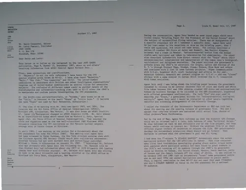 First page of Wilbert Smith Archives Files Box 1131 02 1131-02-p060