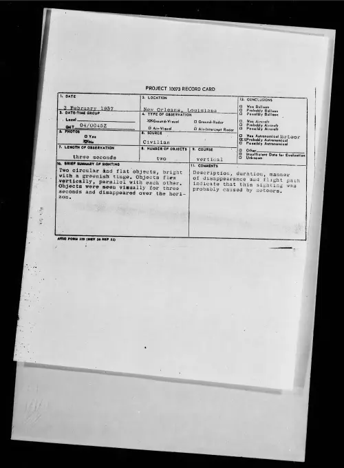 First page of 1957.02 - 6786624 - New Orleans, Louisiana