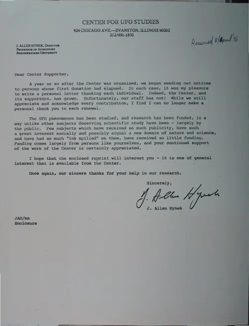 First page of Wilbert Smith Archives Files Box 1130 10 1130-10-p120
