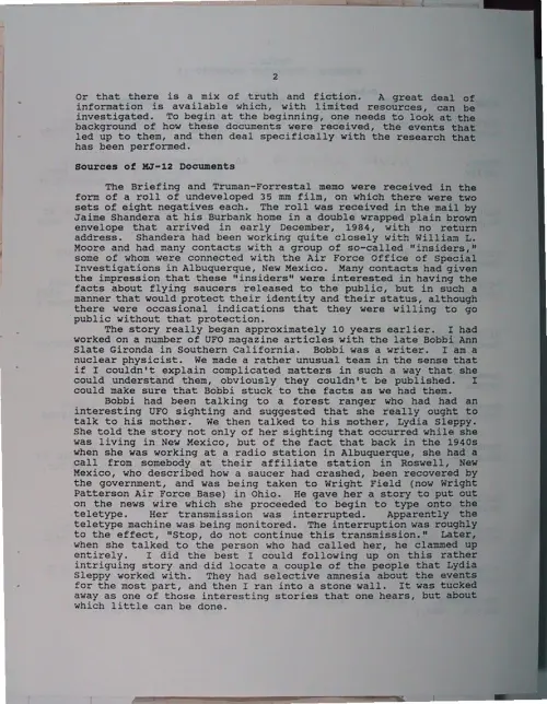 First page of Wilbert Smith Archives Files Box 1131 03 1131-03-p047
