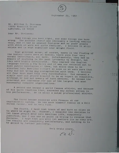 First page of Wilbert Smith Archives Files Box 1131 02 1131-02-p037