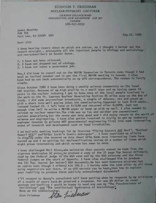 First page of Wilbert Smith Archives Files Box 1130 17 1130-17-p008