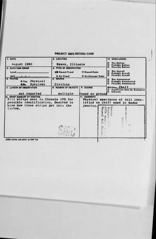 First page of 1960.08 - 7819537 - Essex, Illinois