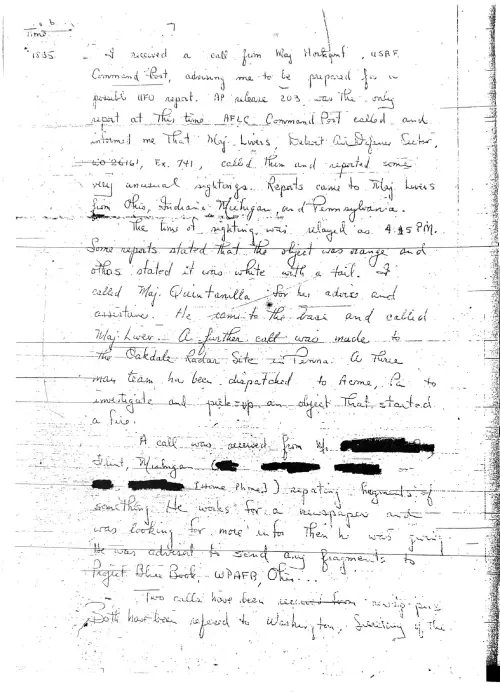 First page of Johnson Special Facilities Division 1